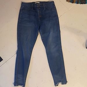 Madewell 10" highrise skinny jeans size 31